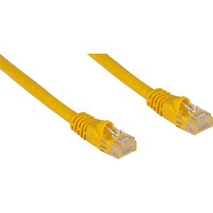 Cat 6 UTP Ethernet Network Patch Cable 550 MHz 3 ft. Yellow